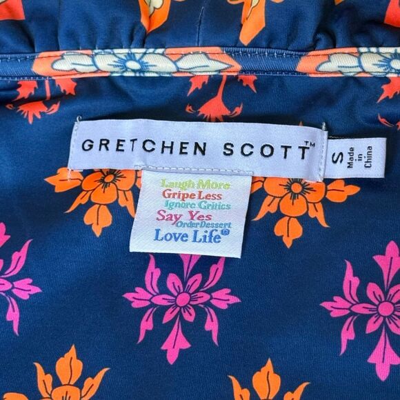 Gretchen Scott Ruffneck Midi Dress - US size S - Picture 5 of 11